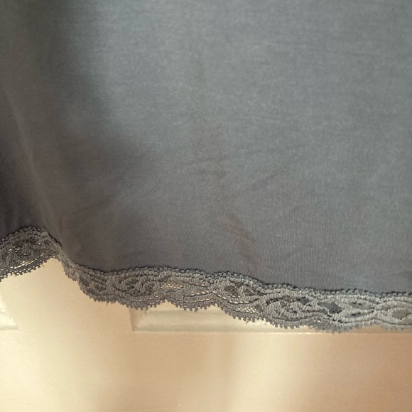 Natori Feathers Classic Chemise blue nightgown Medium - Picture 4 of 10